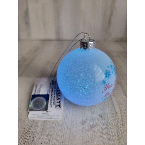 Wisconsin light up snow globe Sports Snowflake ornament Xmas topper - Picture 4 of 7